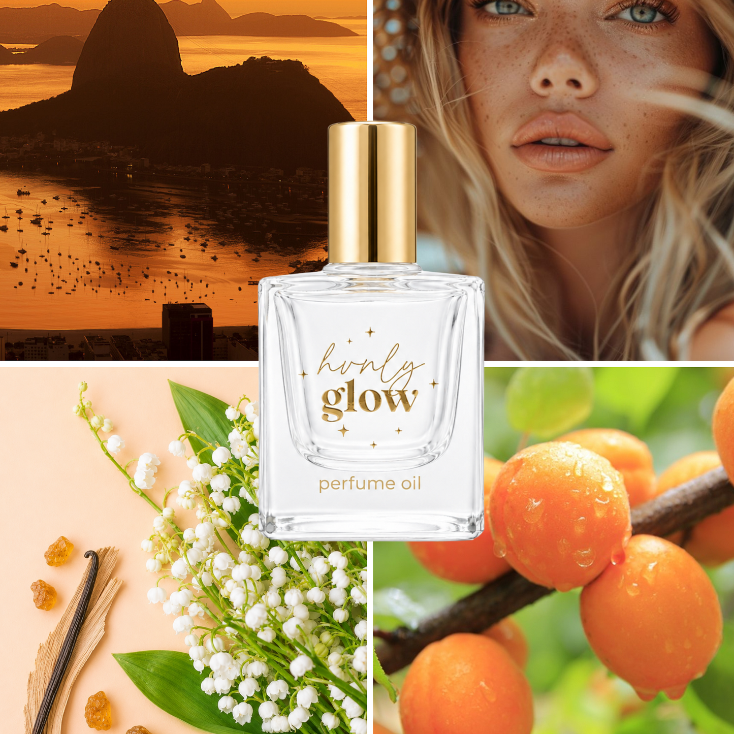 Golden Allure Perfume Roller